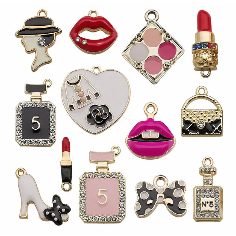 13pcs Mixed Designs  Charms for Jewelry Making CC Charms