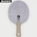 Sanwei V9PRO Professional Table Tennis Blade 9ply Pure Wood Offensive Power Racket Horizontal Grip Pimples Rubber Durable for