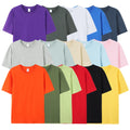 AI-MICH Custom Manufacture Wholesale Oversized Tees Embossed Logo Short T-Shirt Sleeve Mens Print Digital Blank Oversized Tees