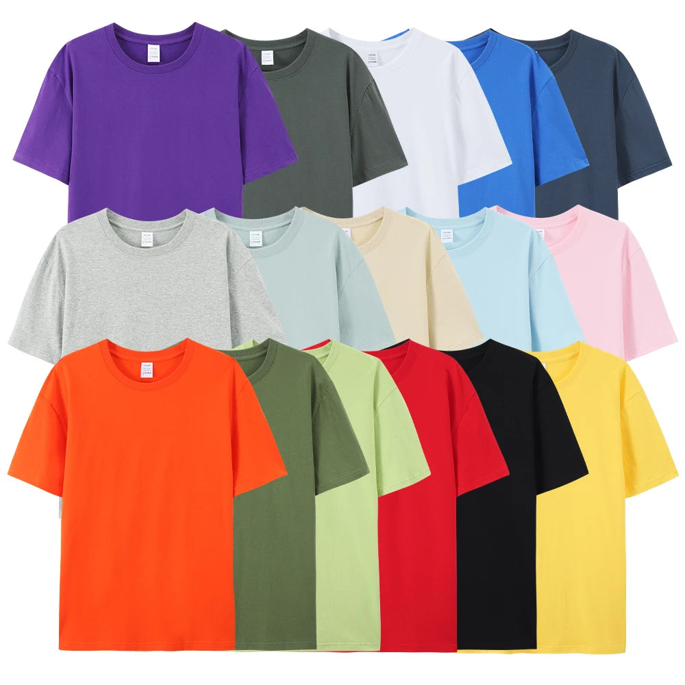 AI-MICH Custom Manufacture Wholesale Oversized Tees Embossed Logo Short T-Shirt Sleeve Mens Print Digital Blank Oversized Tees