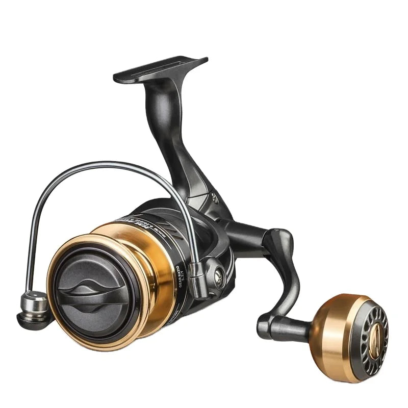 Spinning Reel HM1000-7000 Metal Ball Grip 5.2:1 Fishing Reels Spinning 8KG Max Drag Metal Spool Fishing Reel Spinning