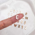 GP Vertical Initial Connectors 14K Gold Filled 925 Silver Jewelry Permanent Making Tiny Letter Charms Connector Charms A-Z