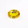 Factory Price Lab Grown Gemstones Hydrothermal Yellow Sapphire  Oval  Fancy Shape ForJewelry Making