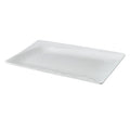Commercial Restaurant Dinnerware 12 Inch Blank White Rectangular Melamine Charger Plate