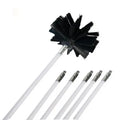 Electrical Drill Drive Chimney Sweeping Cleaning Tool Kits Plastic Flexible Rods with Nylon Premium Quality
