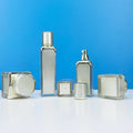 Wholesale Custom30g 50g White Square Empty Acrylic Bottle Container Jar With Lids