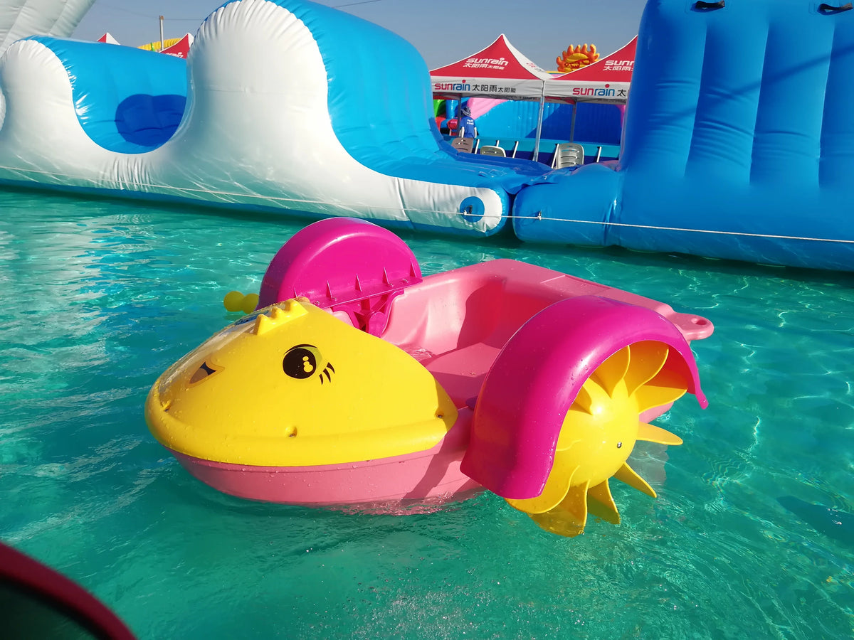 Amusement Park Swimming Pool for Kids Hand Rowing Water Paddle Boat