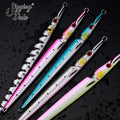 JiggingDuke Saltwater Needle Jig 60g/80g/100g Vertical Fast Sinking Jigging Boat Sea Fishing Metal Jig Bass Tuna Lure