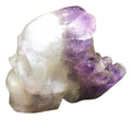 Natural Mineral Semi Precious Stone Hand Carved Realistic Agate Amethyst Geode Crystal Skulls
