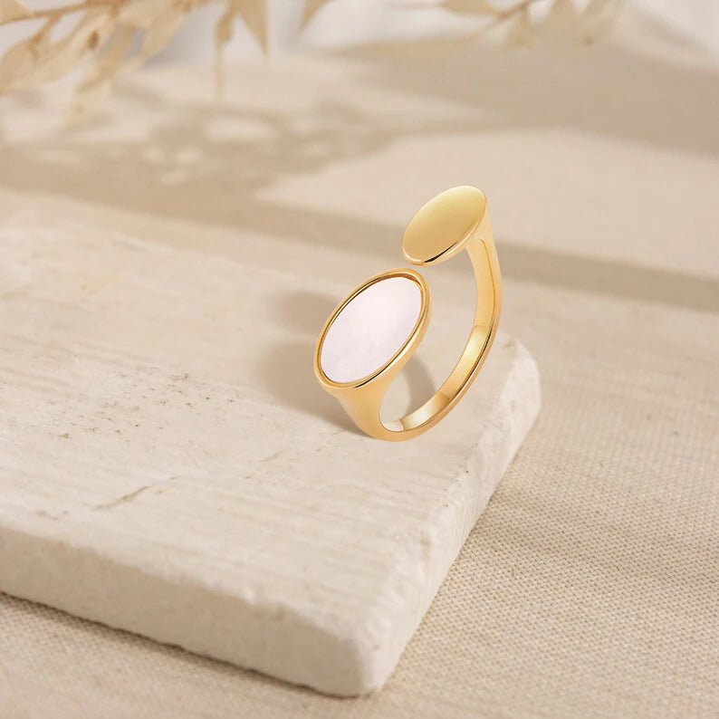 QX Fashion Fine Luxury Jewelry Gift 18k Gold Plated 925 Silver Rings for Women Valentine's Day Engagement Wedding Band Gift