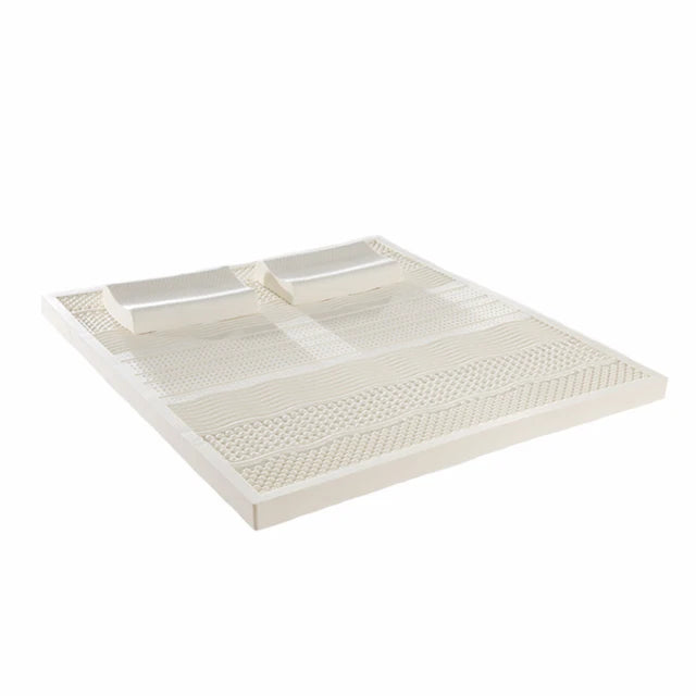 100% 7 Zone Natural Latex Foam Massage Pad Mattress Silicone Gel Mattress Topper Waterproof Mattress Protector