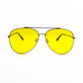 2023 Designer Luxury Metal UV400 Night Vision TAC Polarized Rectangle Sunglasses Photochromic Unisex Black Frame Logo Lens