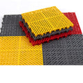 Car Wash Room Garage Floor Tile Floating PVC PP Garage Floor Tile With Drainage Holes 400X400X18mm