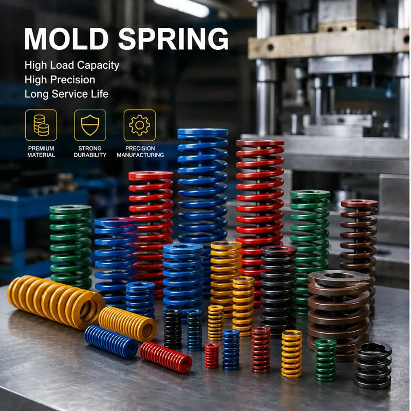 Customized Heavy-Duty Industrial Equipment 40 lb Steel Compression Mold Spring Strong Spiral Die Spring