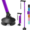 Rehaescort Adjustable Aluminum Walking Cane for the Elderly-Outdoor & Homecare Use