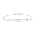 G2258 Custom Wholesale Stainless Steel Blank Bar Personalised Engraved Name Fashion Jewelry Bangles & Bracelets