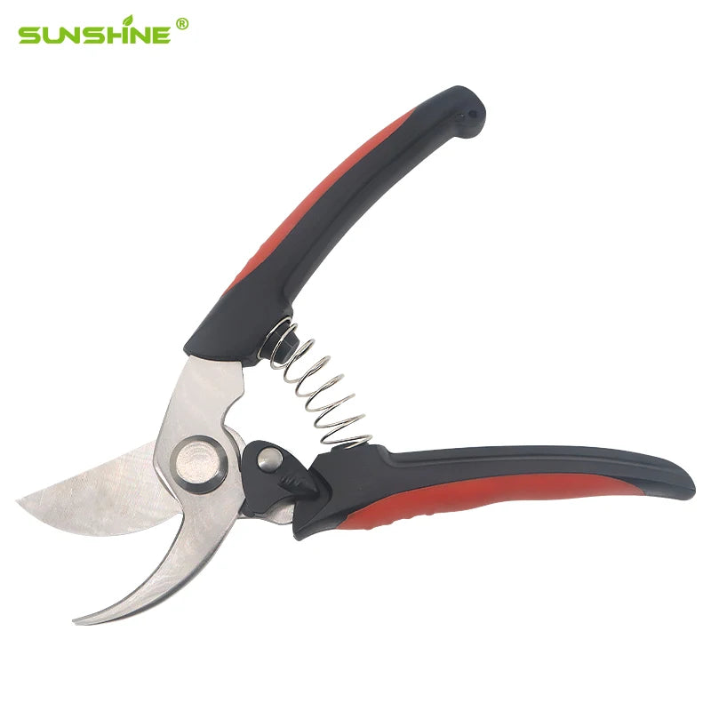 SUNSHINE Premium Ultra Sharp Multi-purpose Hand Pruning Scissors Snip Leaf Trimmer Branch Clippers with Handle for Garden