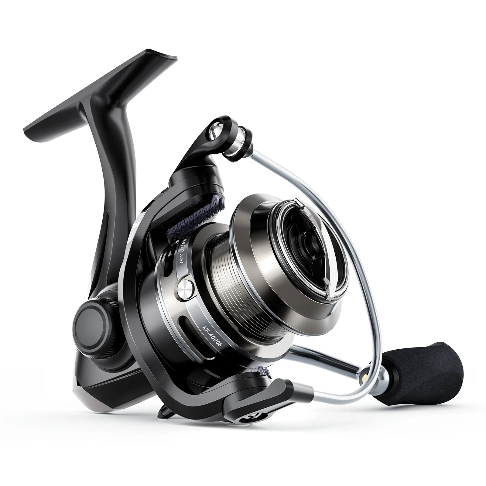 Ashconfish Spinning Fishing Saltwater Reel 5.2:1 Light Pike Spining Metal Sea Fish Wheel 8BB CNC Spool Spinning Fishing Reel