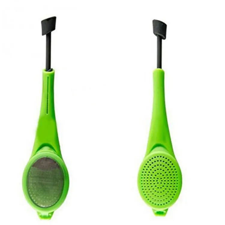 Colorful Customized Stocked Wholesale Tea Infuser Silicone Tea Steeper With Long Handle