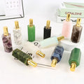 Custom 10ml Natural Stone Powder Crystal Perfume Bottle Jade Agate Perfume Bottle Essential Oil Spray Bottle