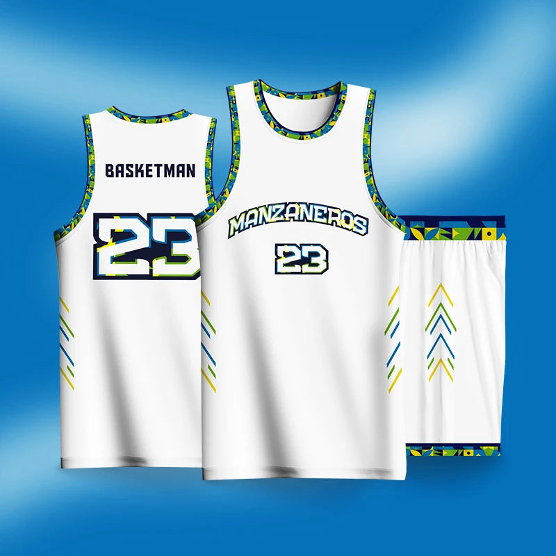 ODM Custom Quick Dry Basketball Shirts Uniforms Oversized Basketball Jersey Sets with Sublimation Technique Basketball Uniform