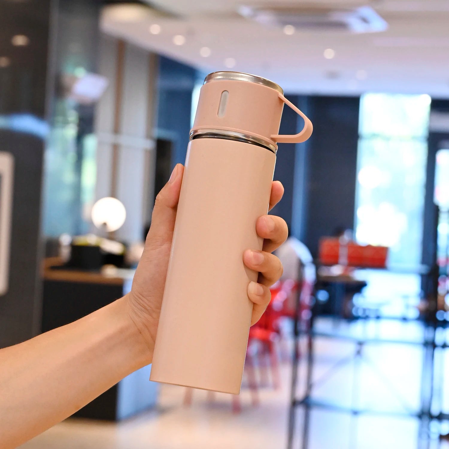 500ml Double Wall 304 Stainless Steel Thermal Insulation Vacuum Cup Set Temperature Display Eco-Friendly for Business Gifts
