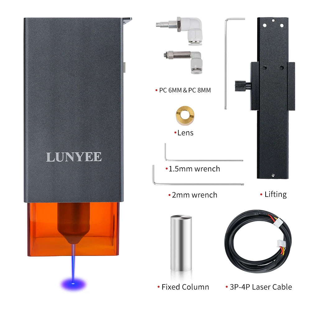 High Power 20w Laser Head Diode Engraving Cutting Machine Laser Module for Cutting Wood Plywood