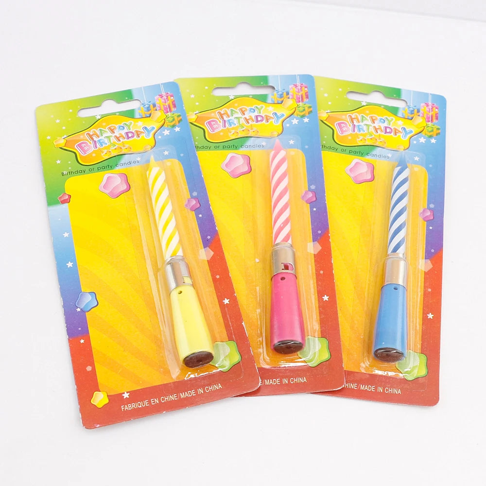 New Style Cake Birthday Candle Birthday Party Cake Candle With Holder