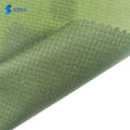 100% Polyester Waterproof 250D 300D Grid Fabric for Backpacks Polyester Pu Coated Fabric