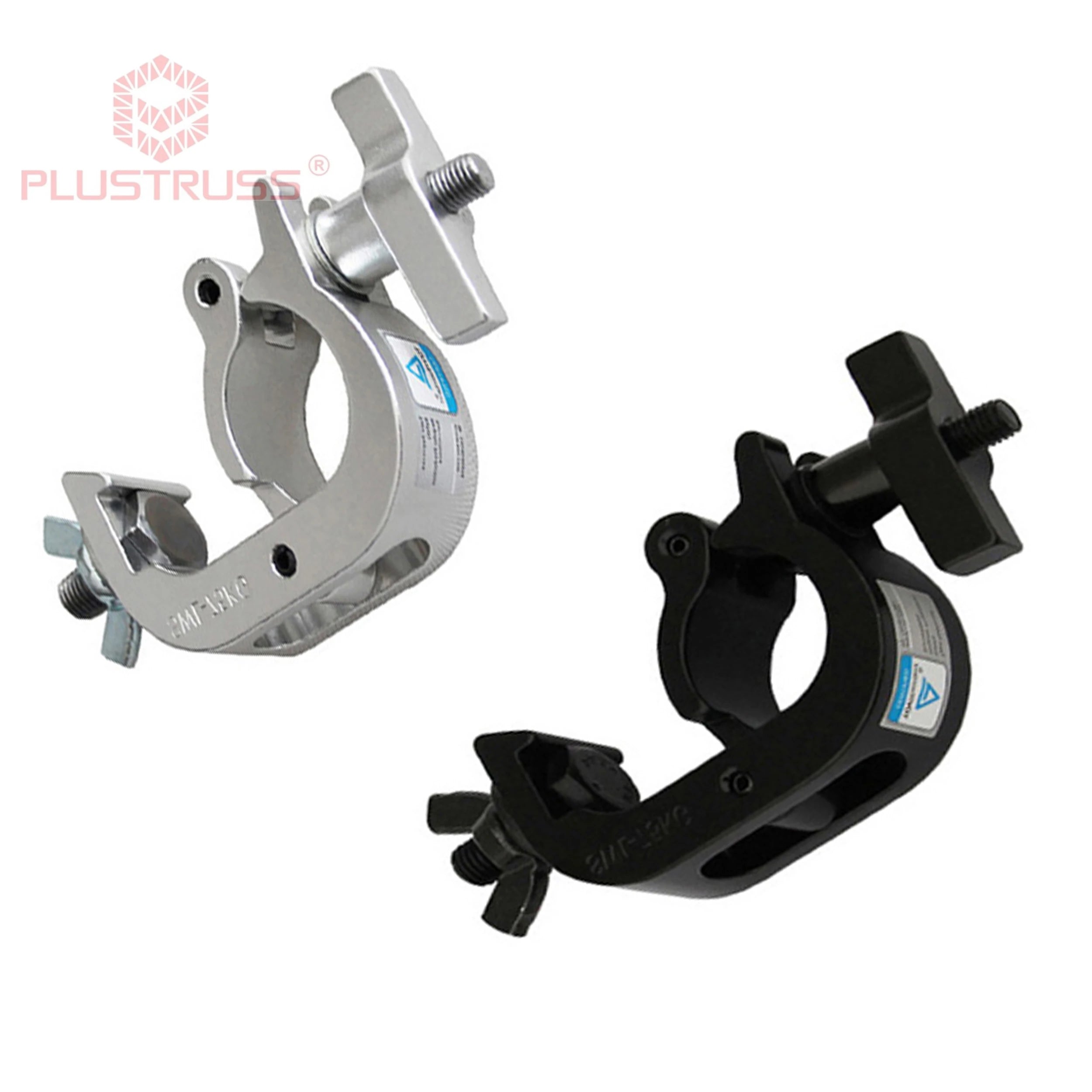 Tube 32-35mm Load 75kg Pipe Clamp Truss Hook Aluminum Stage Lighting Truss Clamp Hook JR Trigger Clamp 3503