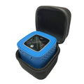Black EVA Mini Wireless Speaker-Portable Square Sound Box with HD Bass IPX5 Waterproof for Hands-Free Calls Ideal for Travel
