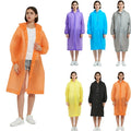 Recycled Raincoat Customize Logo Print Multicolor Waterproof Rainwear Rain Poncho Rain Jacket Eva Reusable Raincoat for Women