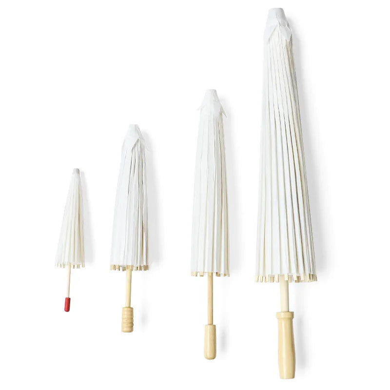 20/30/40/60cm Chinese Mini Craft Oil Paper Umbrellas Bridal Wedding Parasols Umbrella Retro Dance Prop Ceaft Oilpaper 4 Size Umb