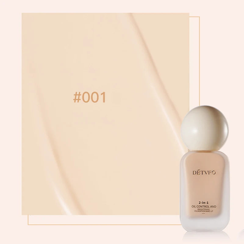 Moisturizer Anti Aging Cosmetic Waterproof Oil Free Makeup Foundation for Dark Skin