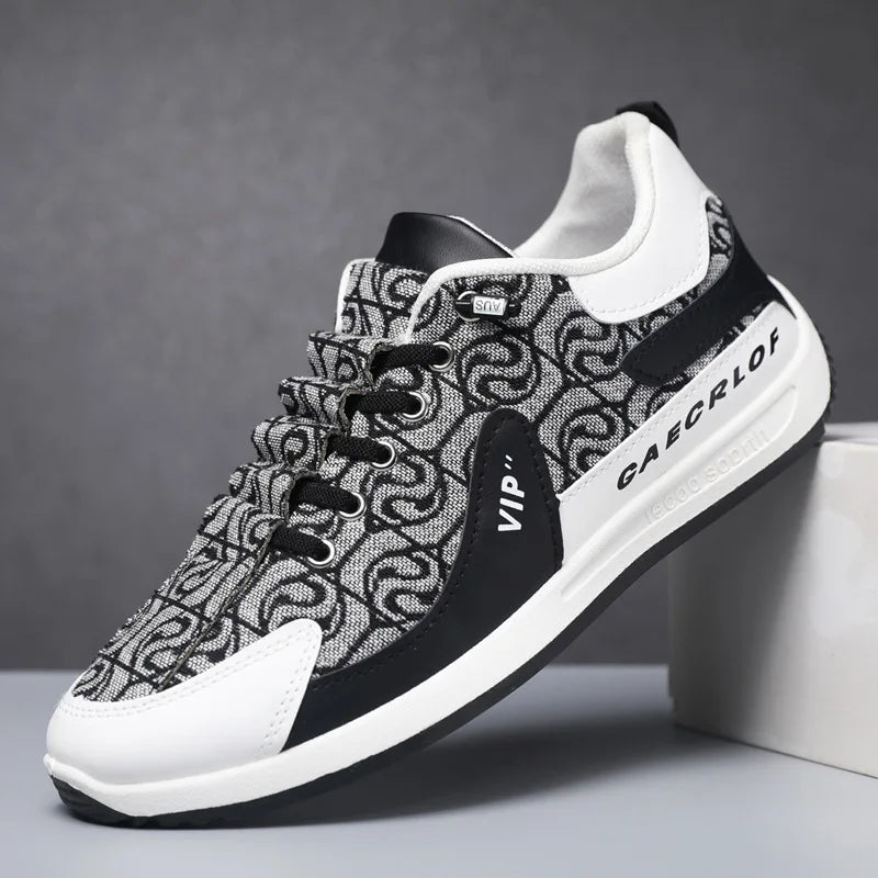 Comfortable Lace up Rupper Men Canvas Shoes High Quality Casual Sports Shoes