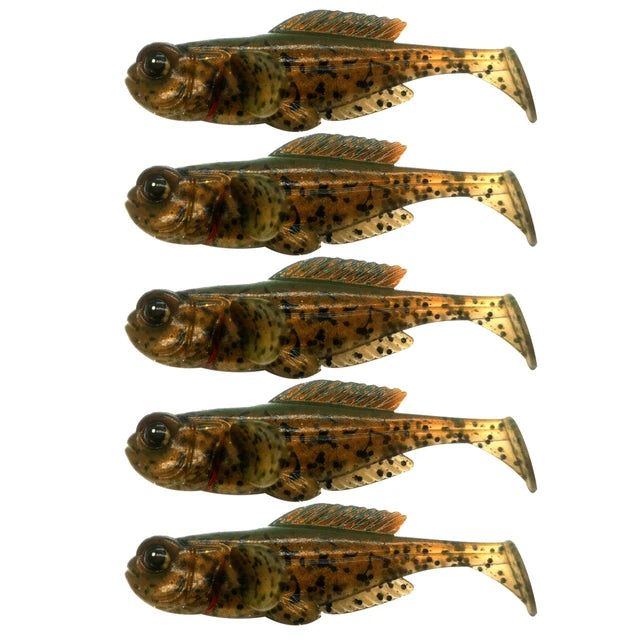 Factory Direct Hot Sale T-Tail Goby Finest Sea Fishing Trout Trolling Fish Bait Artificial Softbait Lure