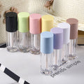 6ML Lip Gloss Tubes Empty Lipstick Tube Lip Balm Soft Lipgloss Tube Makeup Round Clear Lip Gloss Container