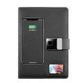 Multifunction Gift Sets Fingerprint Lock Charging Notebook With MP4 16GB USB Wireless Charging Cable Business Gift Customized