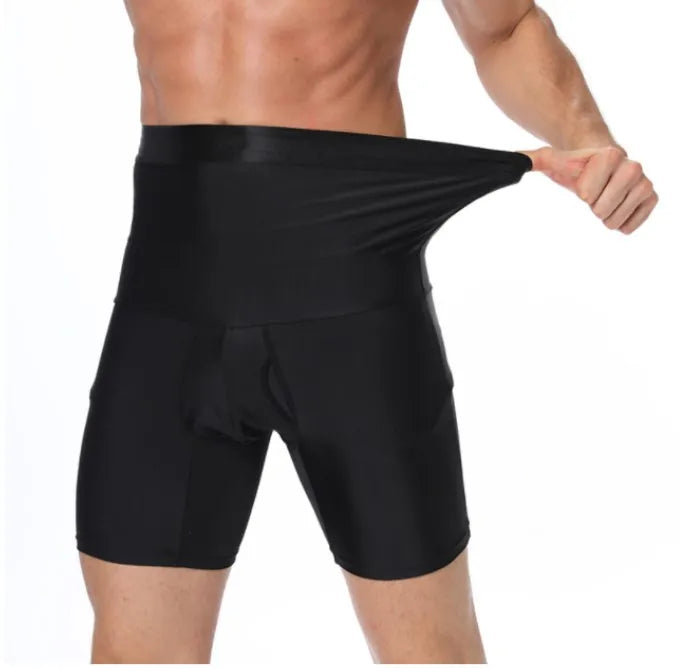 Men Body Shapers Tummy Control Shorts High Waist Slimming Underwear Seamless Belly Girdle Briefs Weight Loss Short Pants