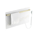 Bathroom APP Smart Automatic Electric Towel Rail Swing Heated Heated Towel Rack Aluminium Warmer New Steel Heated Towel Rack