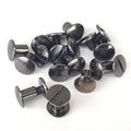 Chicago Screws Bolts M3 M4 Size Antique Bronze Black Nickel Plated Steel Male Female Book Binding Post Metric System Black Oxide