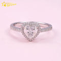New Custom Crown Design Fashion 14k Solid Gold Round 1ct VVS Moissanite Lab Grown Diamond Wedding Engagement Rings Women