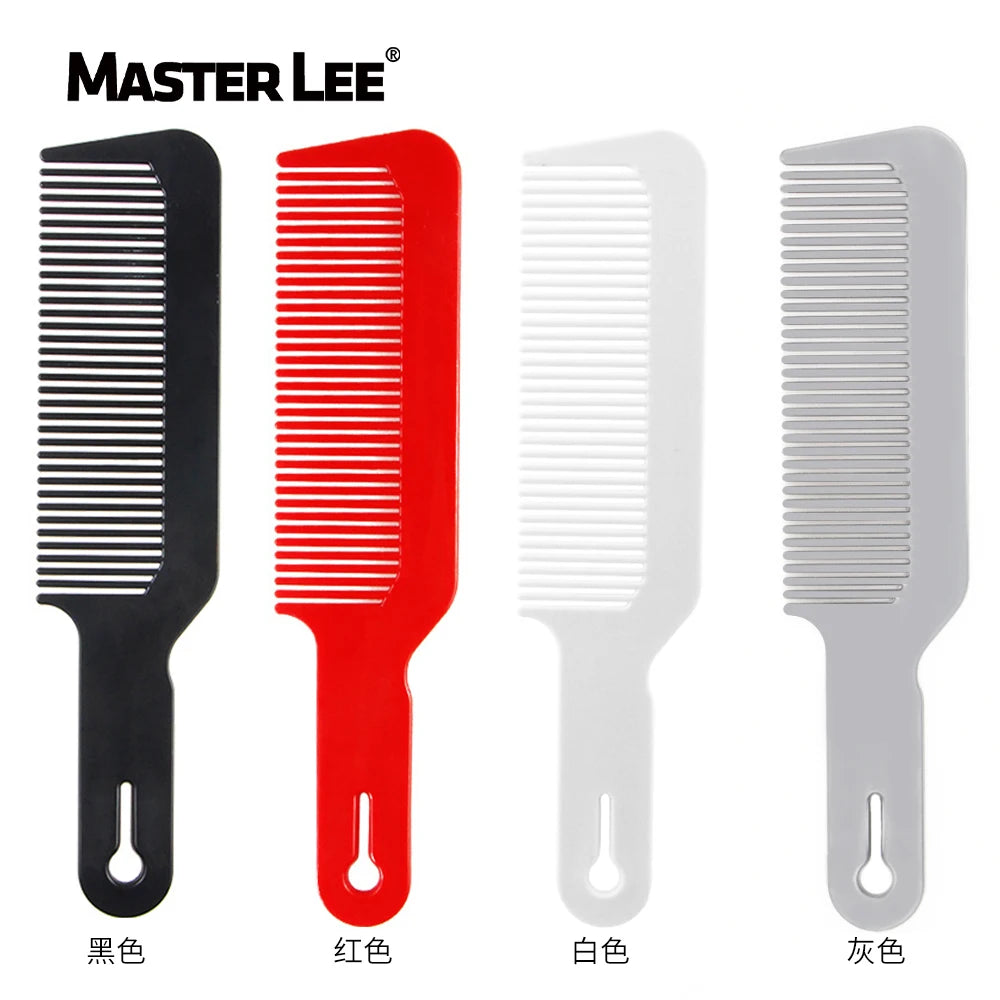 Masterlee Low Price Detangling Hair Brushes Professional Barber Cutting Comb for Men Custom Logo Accept Plastic Material Opp Bag