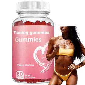 Oem Private Label Tanning Gummies Supplement Daily Tanning Gummies with Astaxanthin Collagen Lycopene Zinc (citrate) Vitamin