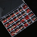 2000pcs/Box Mixed Shape Nail Art Rhinestone+a Dotting Pen...Polish DIY/Mine Golden/Shiny Rhinestone for Nail Art Decoration