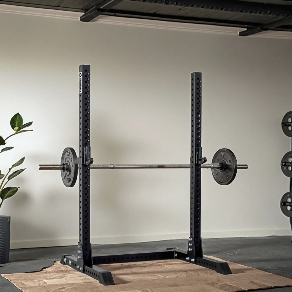 For Crossmax CF01 Home Gym Power Rack Squat Weight Lifting Metal with Pull-up Bar 45KG