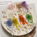 Women's Handmade Beaded Orchid Bell Snow Group Tassel Earrings Accessory Braided Romantic Patch Accessories for Cloth Decoration