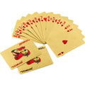 Foil Solitaire Game Family Party Adult Advertising Poker Gold Plastic 10 Playing Cards 57x87mm Tcg Card Box Flying Art JB Model