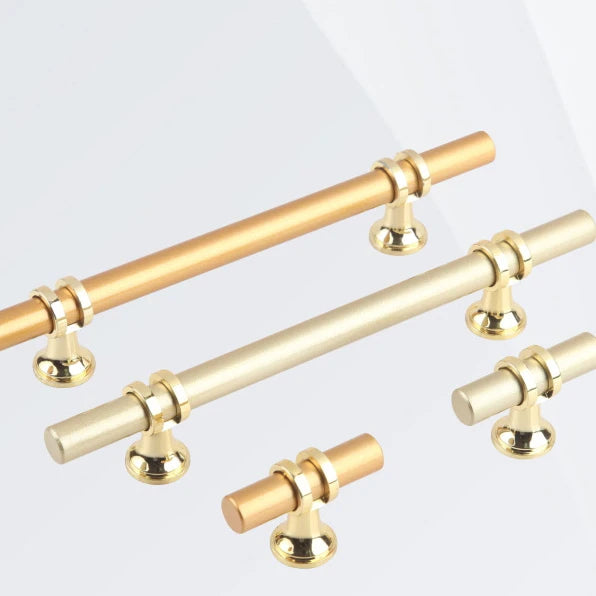 Wardrobe Cupboard Handle Furniture Cabinet Knobs Gold Zinc Alloy for Kitchen Black 64/96/128mm Black Modern Kitchen Hardware