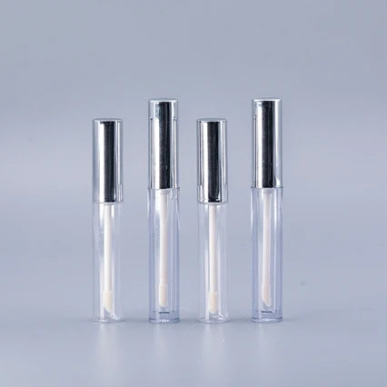Stock Cosmetic Empty Pink 3.5ml 5ml Lip Gloss Tube